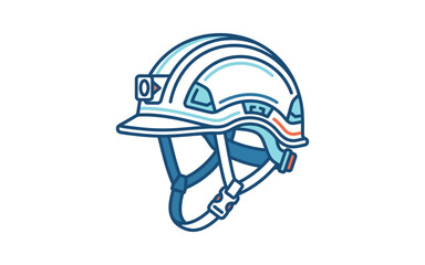 Fototapeta premium Mining Hard Hat Vector Illustration