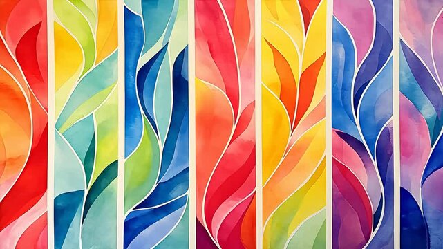 Digital retro abstract geometric pattern background