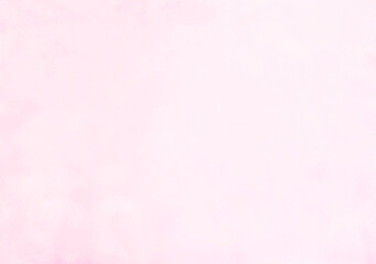 Fototapeta premium Light pastel pink watercolor background with subtle texture, darker left side, copy space