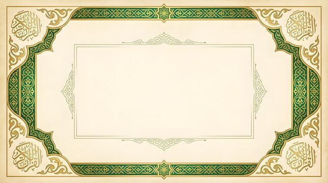 Certificate Template Islamic School Maulid Nabi