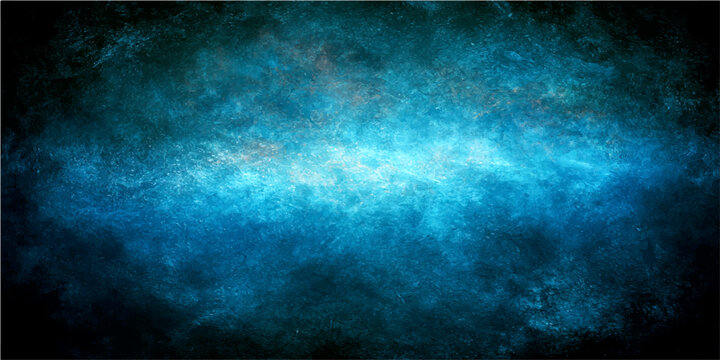 Abstract ethereal cosmic nebula with vibrant blue and turquoise hues and glowing light effect.