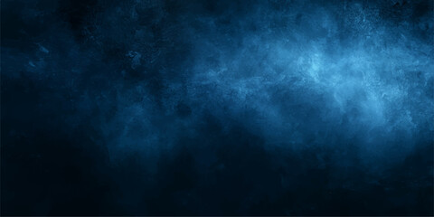 Obraz premium Mysterious Blue Smoke Swirls: Abstract swirling clouds of ethereal blue smoke create a moody and atmospheric background, hinting at hidden depths and unknown forces.