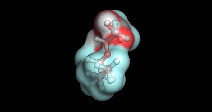 ADONA, persistent environmental PFAS, 3D molecule 4K spinning