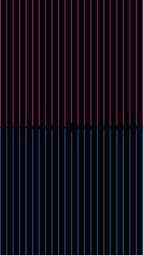 Dark Minimalist Red and Blue Vertical Lines Background - Abstract Geometric Pattern Wall Art Poster