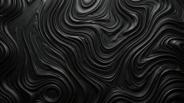 Modern black abstract wave pattern design for luxury backgrounds and wallpapers Liquid, Abstract, Fluid, Gradient, Texture, Mesh
