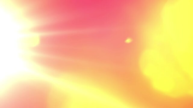 Golden light leak overlay with soft sun flare for cinematic video transitions and effects.