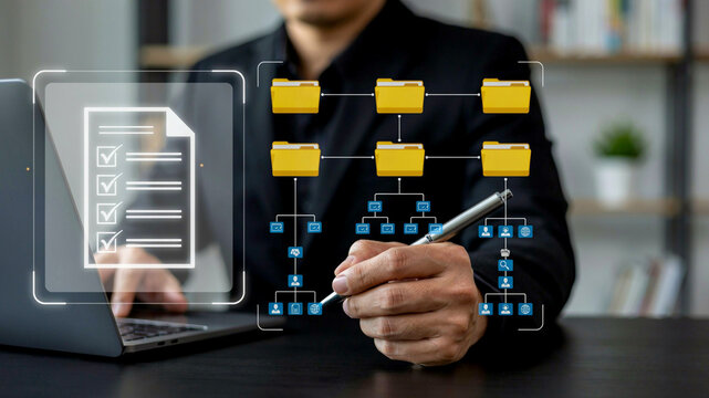 Professional Managing Digital Documents and Organizing Electronic File Systems with Virtual Interface