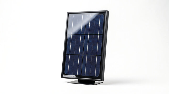 Compact solar panel module for clean technology energy production in modern industrial equipment and engineering innovation for sustainable machinery