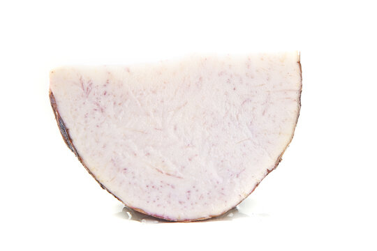 Fresh Taro Root Slice from Guangxi China Studio Still Life Photography