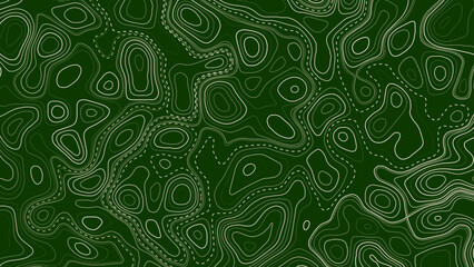 Abstract Topography line poster vector. The concept of a topographic contour geography scheme and the terrain path. Vector design. © Creative