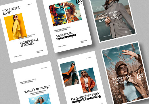 Minimal Fashion Social Media Story Template Set