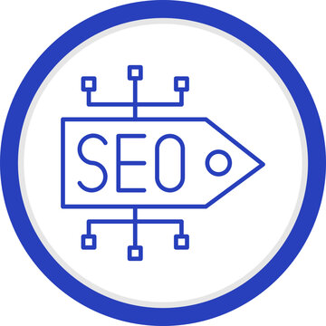SEO Tag Vector Icon