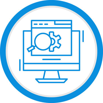 Search Engine Vector Icon