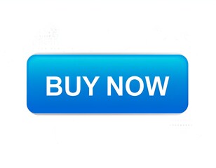 Fototapeta premium Blue Buy Now Button Graphic with Glossy Texture for E-commerce Websites