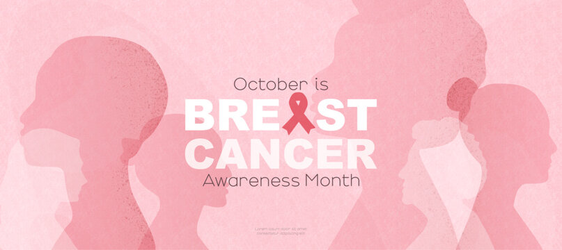 October is Breast Cancer Awareness Month banner.