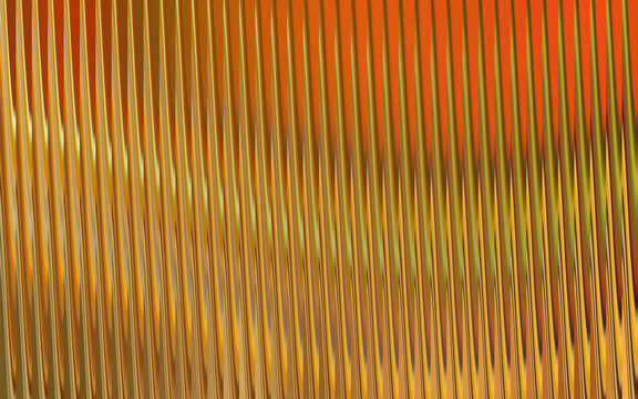 Abstract background featuring a vibrant golden orange texture with repeating vertical wavy lines creating a rhythmic pattern of light and shadow for modern design projects
