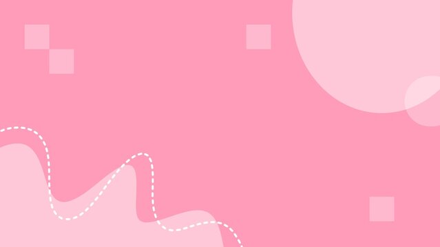 Soft Pink Geometric Abstract Background