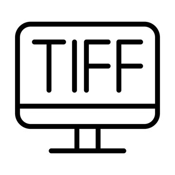 TIFF Vector Icon