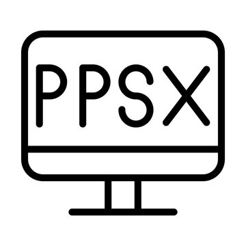 PPSX Vector Icon