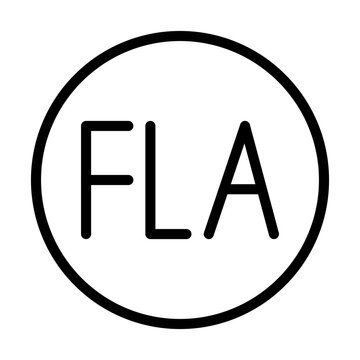 FLA Vector Icon
