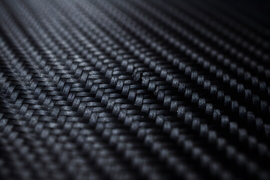 Black carbon fiber texture premium woven pattern