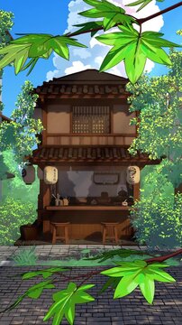 Summer Japanese Ramen Shop