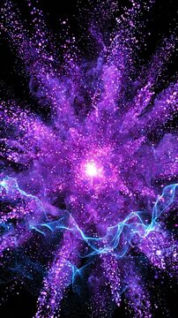 A Cosmic Journey Through Colorful Nebulae: A Visual Exploration of the Mysteries of the Universe Featuring Brilliant Stars and Ethereal Energy Waves