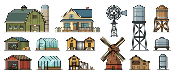 Farm Buildings and Structures Collection © Apar