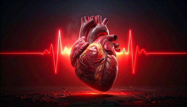 Cardiovascular Health Heartbeat Medical Concept