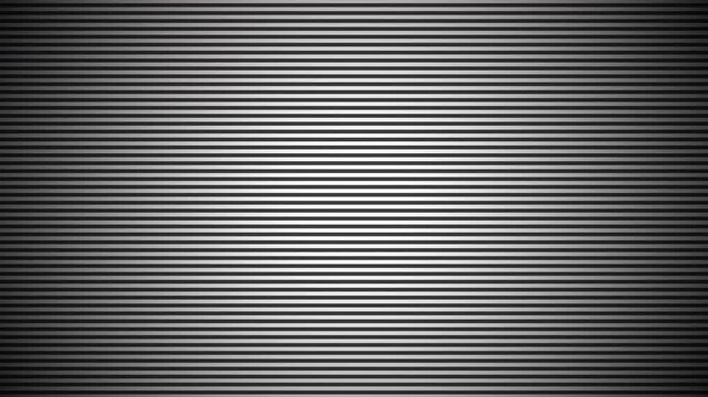 CRT Scanlines Horizontal Moving From Top To Bottom, Black Lines With Vignette, 4K Video