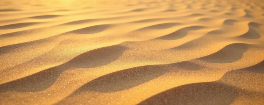 Sun-baked sand, subtle wave patterns etched by wind , topography, sun, erosion