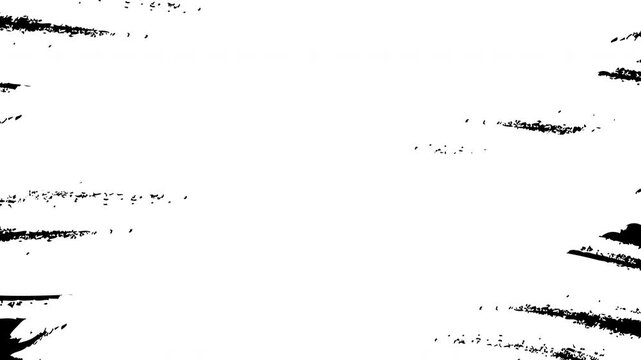 4K video brush stroke transition overlay with looping animation on transparent background.