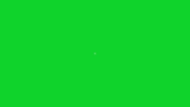 Diamond shiny twinkling stars on green screen background. Twinkle light stars sparkling, sparkling stars animation, Starry night sky, milky way stars twinkle shine effects