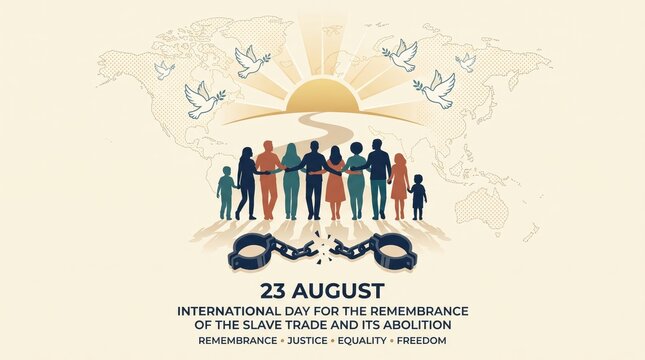 23 August International Day for Remembrance of Slave Trade Banner