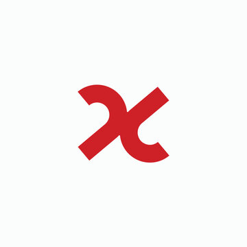 X letter initial professional logo design