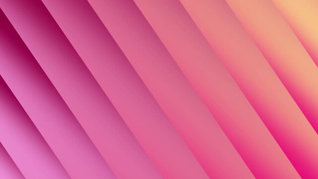 Abstract background featuring soft diagonal lines moving in a flowing pink color pattern. Soft abstract background animation with diagonal moving lines creates a flowing motion effect