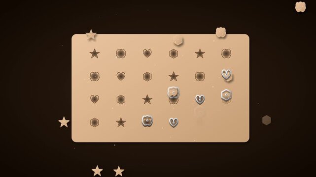 Animated Grid Of Geometric Shapes Morphing Into Silver 3D Icons On A Dark Background With Subtle Particles