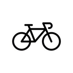 Fototapeta premium Minimalist bicycle wall art modern cycling decor for home or office