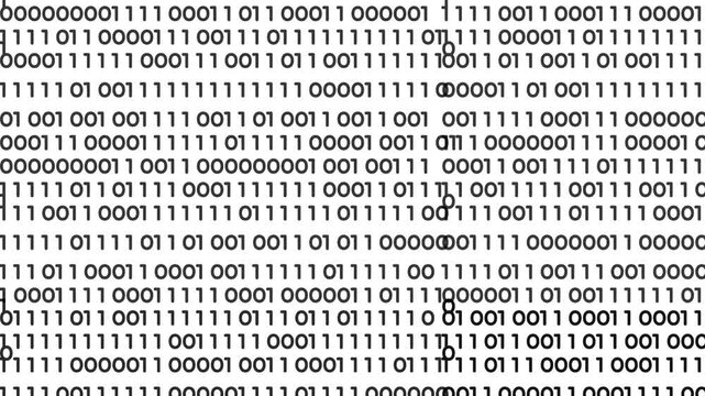 Animation binary digit 1 to 0 code numbers sequence 4k in black background.Binary code numbers sequence animation