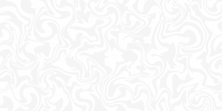 Abstract white background with marbled texture pattern in elegant fancy design, wavy swirls and curled marbled pattern in detailed painted white and gray stone backdrop layout