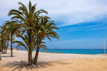 Fototapeta premium La Roda beach. Altea, Spain