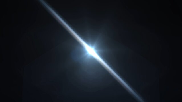 Bright light beams cross dark space with radiant glow. Perfect for futuristic, sci-fi