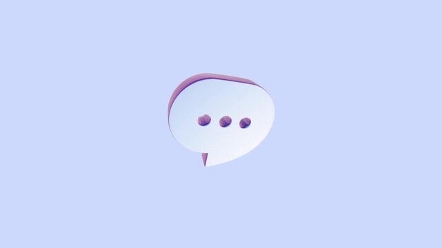 talk icon motion