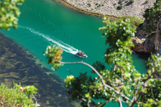 River Zrmanja near Obrovac, Croatia. Winnetou filming location