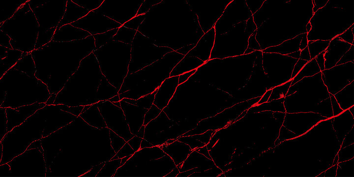 Abstract red veins on a black textured background.