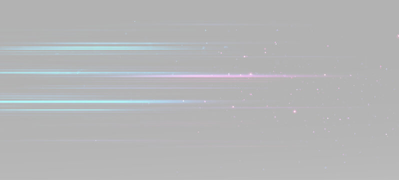 Blue purple and pink neon speed streaks with glowing horizontal lines creating rapid motion and futuristic light trail