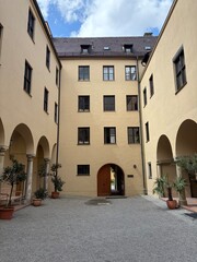 Obraz premium Blick in die Altstadt von Augsburg in Bayern 