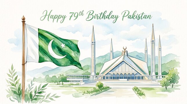 Pakistan Independence Day with National Monuments