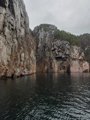 Dramatic Granite Cliffs in Lysefjord, Norway © Olga