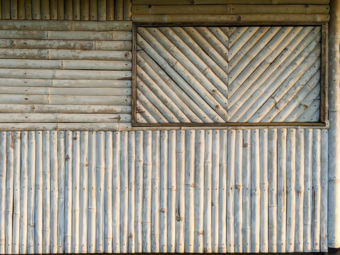 old wooden wall